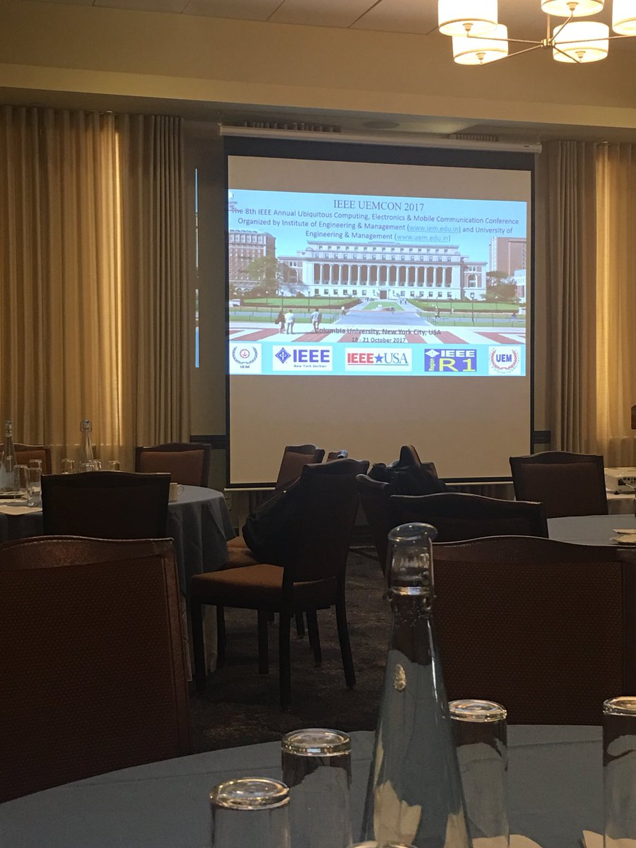 dirkbjr's tweet photo. Looking forward to the @IEEEorg #UEMCON at @Columbia today. We are presenting a paper this afternoon on the evolution of @IBMResearch #Cloud https://t.co/X97lGVVeZ7