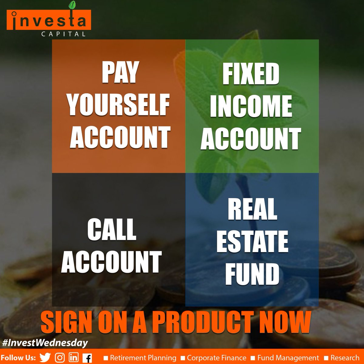 Investa_gh's tweet photo. #investment #investagh #investmentbanking #investwednesday #investacapital #getready #wisesayings #products #services https://t.co/hBfEliMdfV