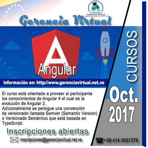 ger_virtual's tweet photo. Aprende #AngularJS el #framework #JavaScript mantenido por #Google #CursoOnLine https://t.co/LSKGKvxRyC https://t.co/wln29NuR8D