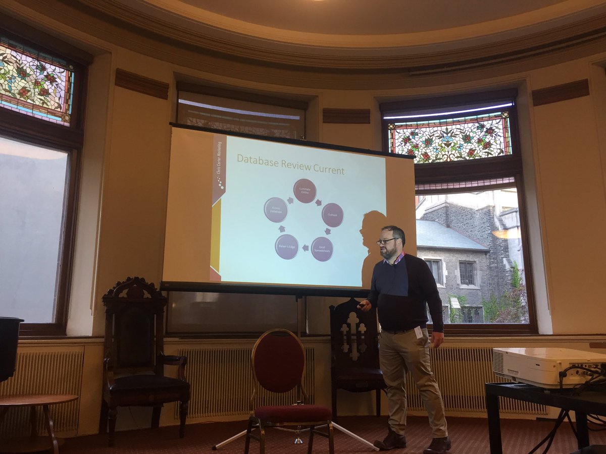 afptoronto's tweet photo. Reconsider your definition of database - @ChrisCMarketing #afpTO https://t.co/ATcpdBmj8R