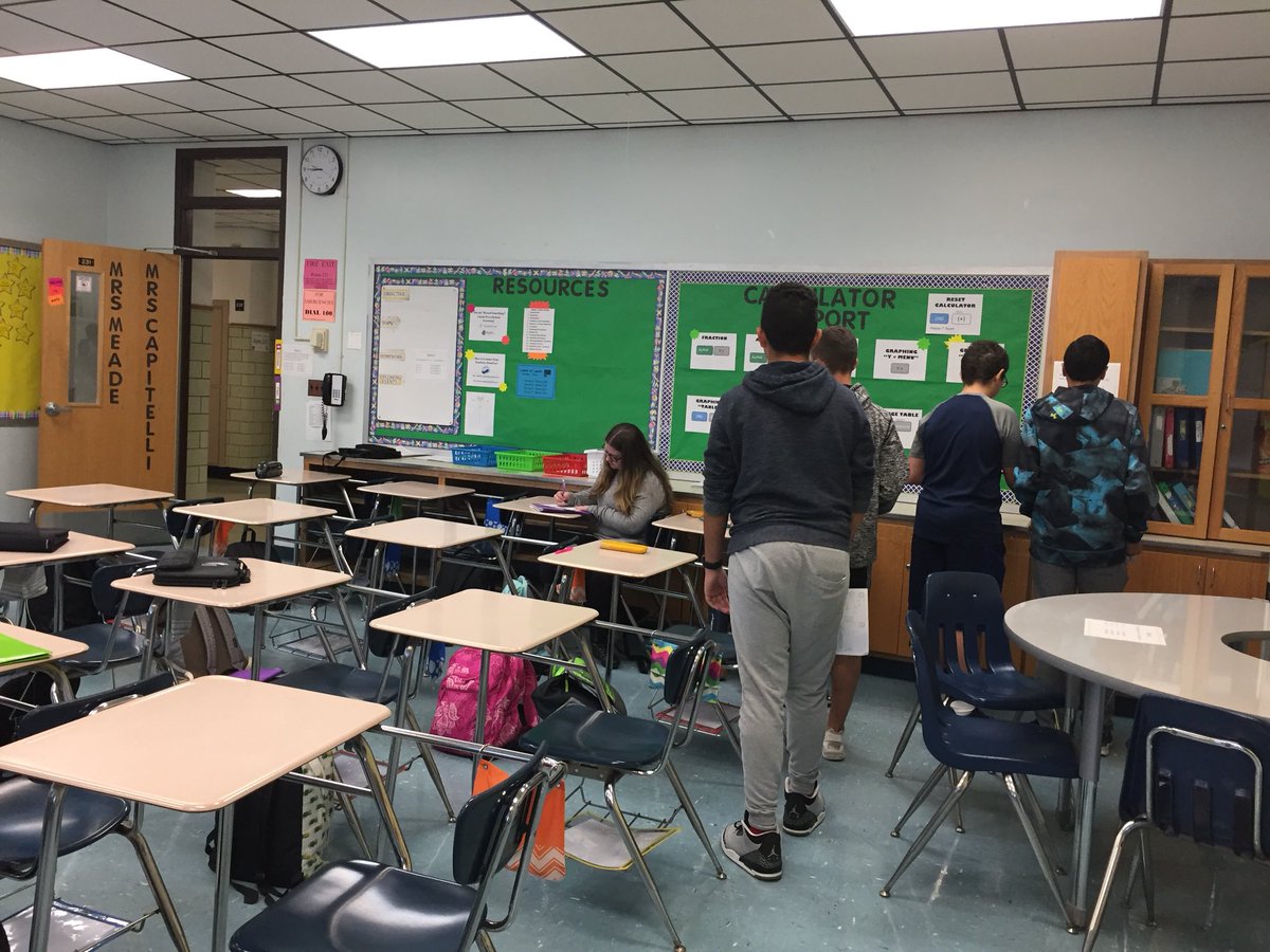 amesrev's tweet photo. Getting our students up and moving with a fun stations activity to review for their test tomorrow! @mrsmeade_math @AmesPrincipal @tmwillman https://t.co/D0F11GyxXz