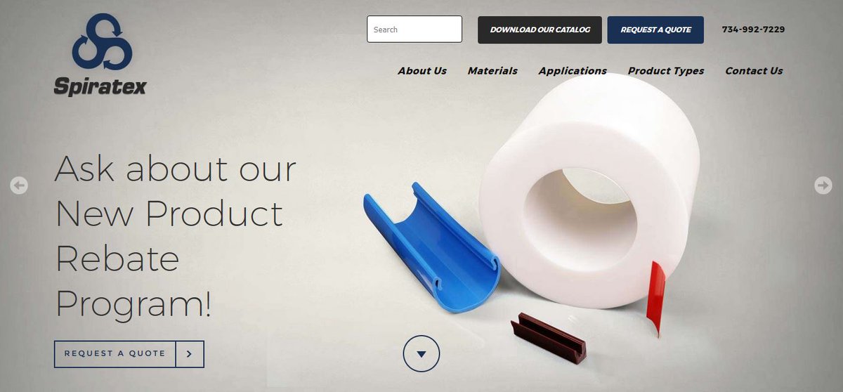 SpiratexCo's tweet photo. Is your company considering a new profile in #UHMW/PE or another #thermoplastic polymer? Ask about our rebate program! #customextrusion https://t.co/xjq21lq8xf