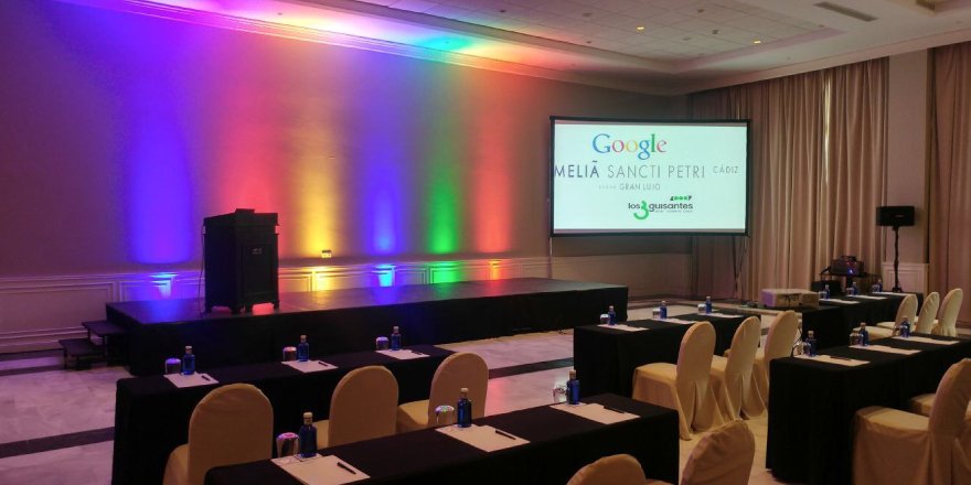 GranMeliaSPetri's tweet photo. Hoy se ha celebrado el #SurEvent un evento de #Google, organizado por Los 3 Guisantes https://t.co/mJUDVBvPt1 #MeliaEvents https://t.co/6nTpgjpzFD