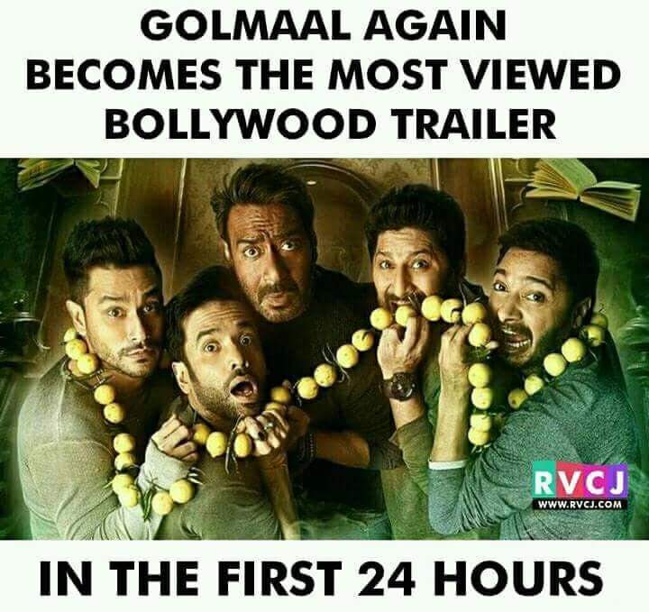 AjayDevgnMania's tweet photo. दिवाली को ख़ास और यादगार बनाने के लिए फिल्म की अडवांस बुकिंग भी कर रखी ह
GOLMAAL AGAIN BOOKINGS OPEN
@imsanjaimishra @GopalAj1 @nihar_only https://t.co/acvnC15nBE
