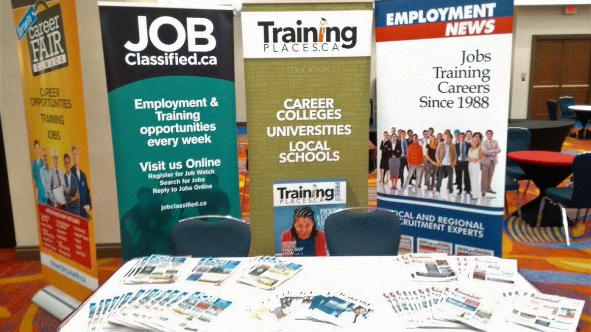 CareerFairCAN's tweet photo. You want leads? We'll get you leads! Come see us at booth 13 @NACCCanada #JobClassified #EmploymentNews #TrainingPlaces #NACC2017 https://t.co/eC39Ty7xA3