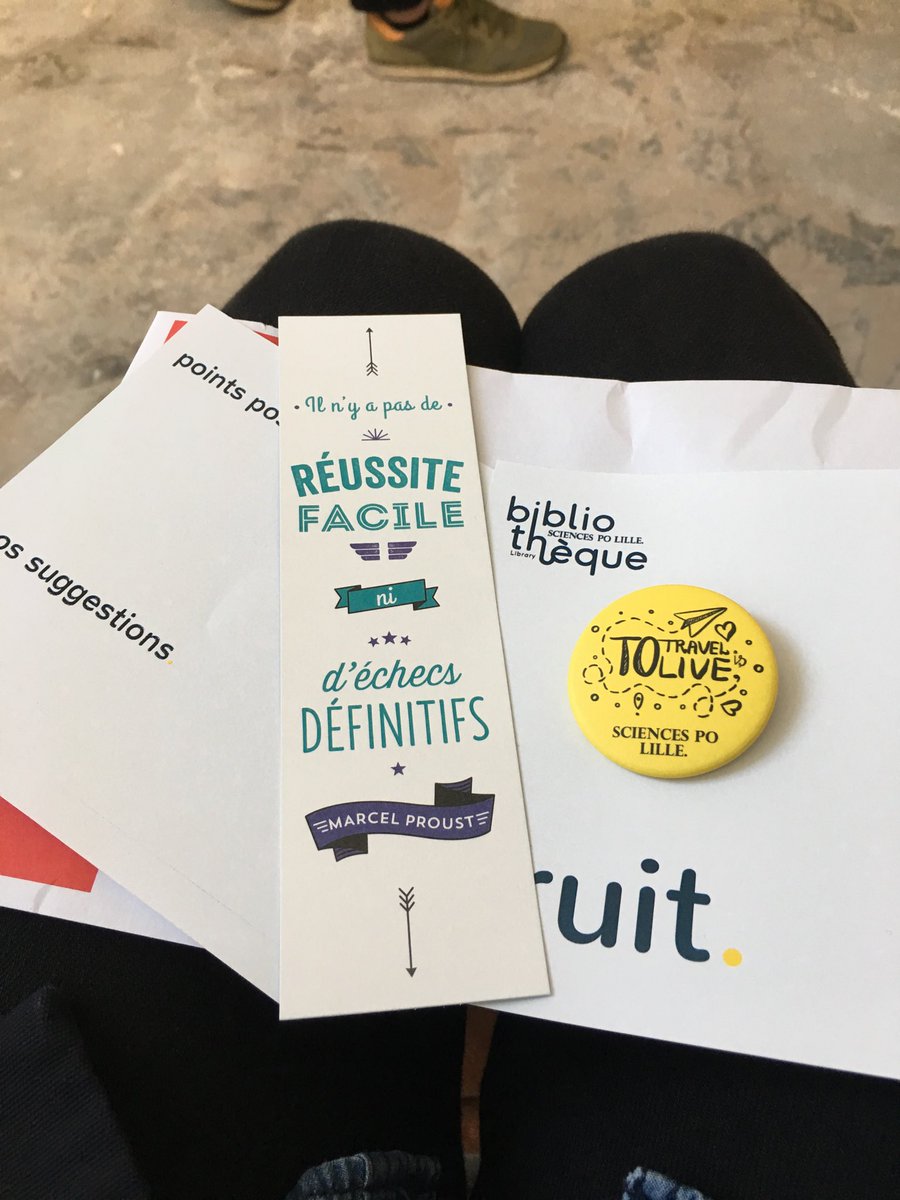 SophieClaireDF's tweet photo. Visite de SciencesPo Lille en mode autonome. Super idée ! #ADBU2017 https://t.co/G8Ez2XxlLq