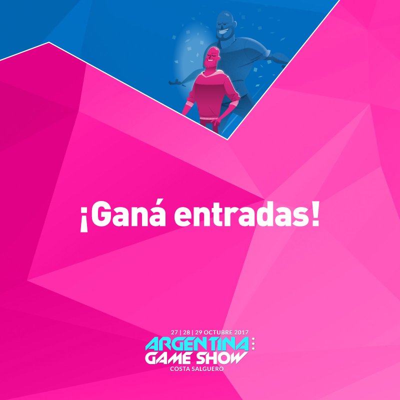 compumundo's tweet image. ¡Empezamos el día con sorteando entradas para #ArgentinaGameShow🎮! 

Tenés que hacer RT y responder usando #CompumundoEnAGS con quién irías.