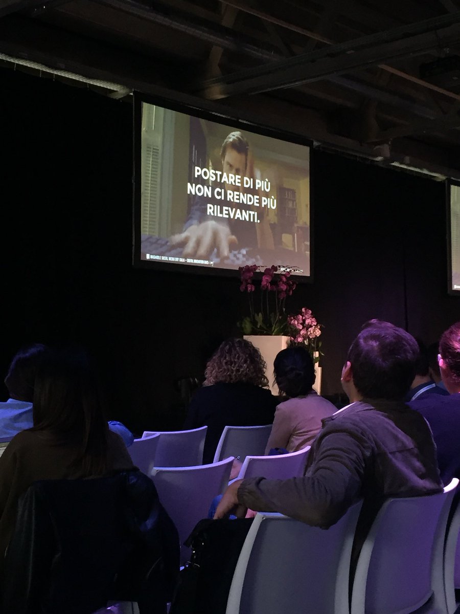 mariapiacossu's tweet photo. Postare di più non ci rende più rilevanti! #smdayit #didays https://t.co/ZeRG1nNZV7