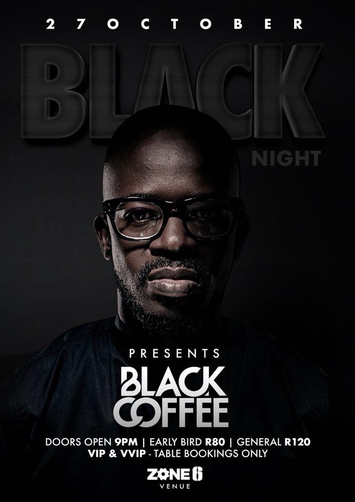 Black Coffee throwing a major Celebration Party with Fans Zone 6