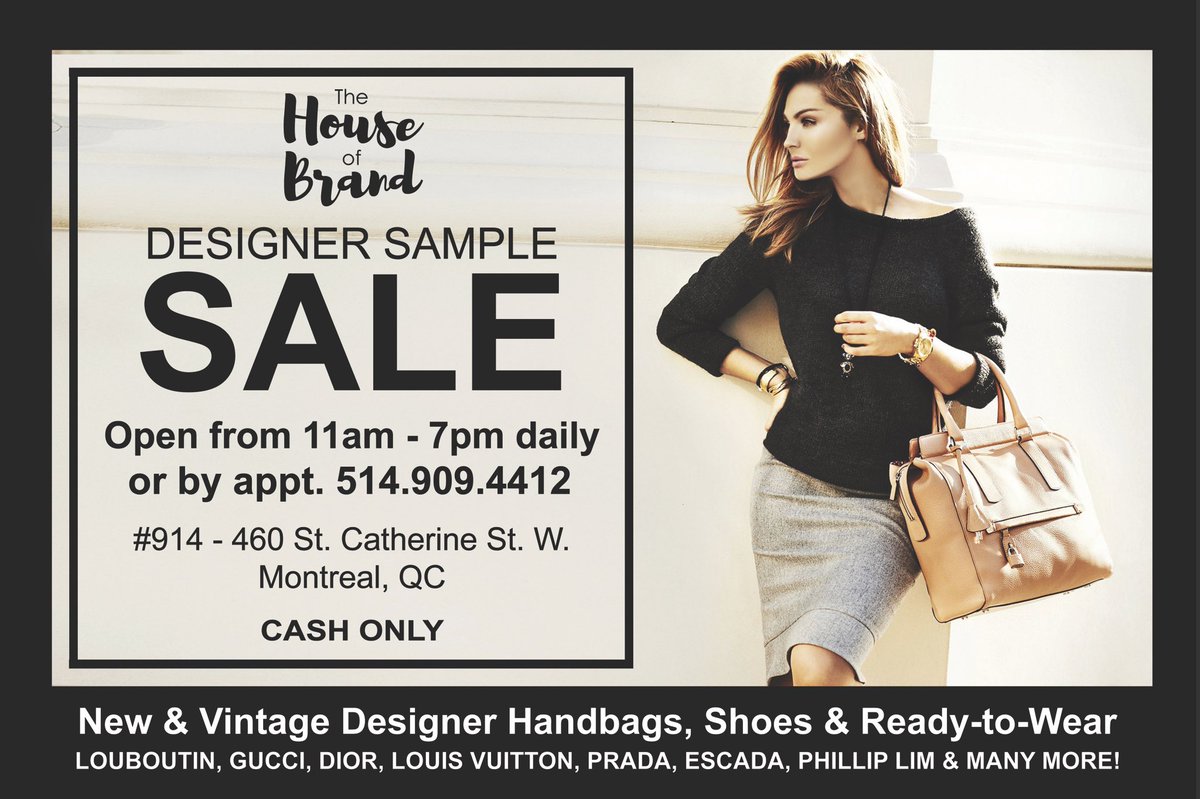 Today's the day! Louboutin, Vuitton, Dior + more all 50-70% off at my first designer sale. Come one and all for bags, shoes, ready-to-wear.