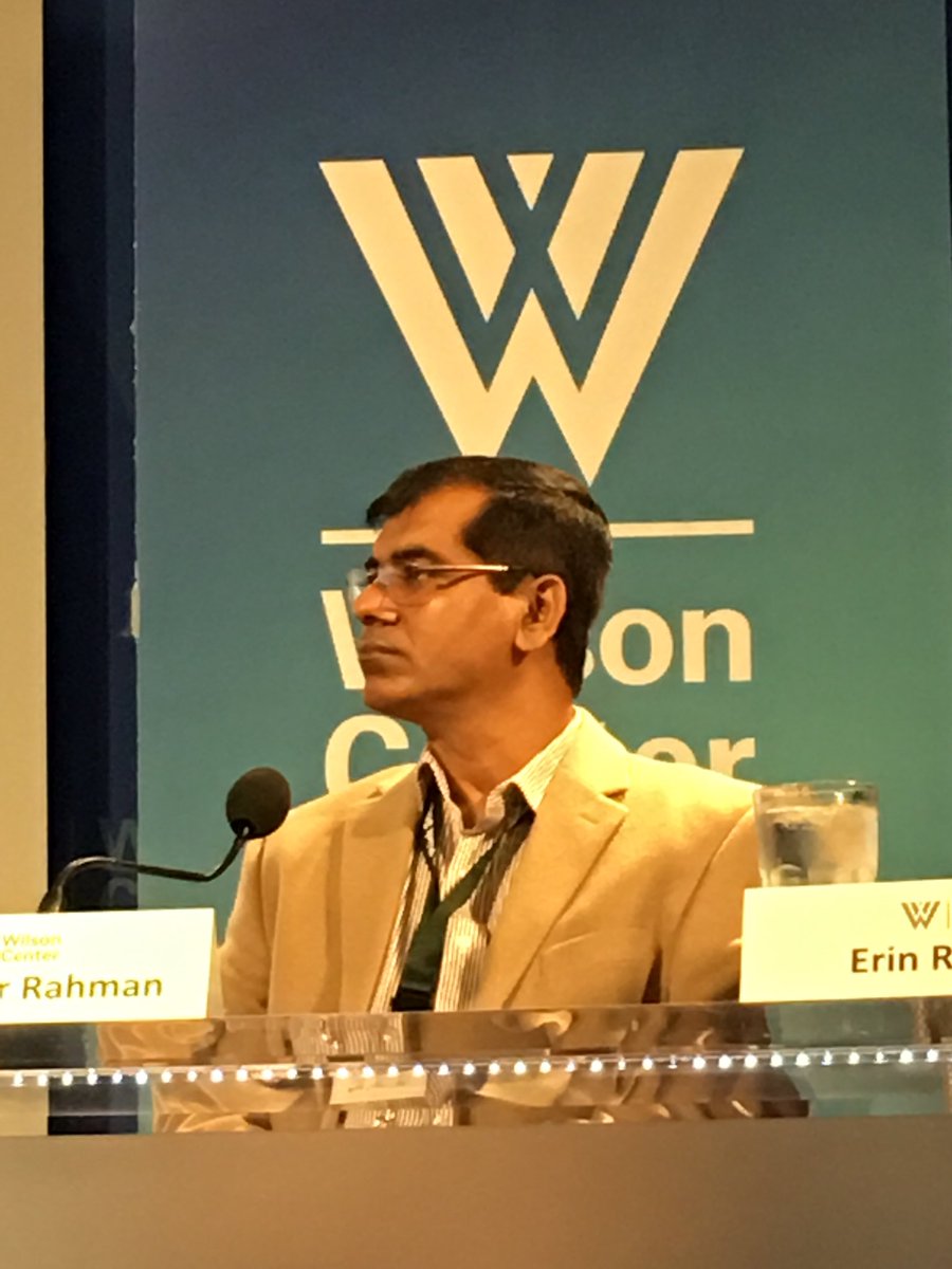 SaleemulHuq's tweet photo. Ashiqur Rahman from Bangladesh on panel on @LossDamage at #RA17 at @TheWilsonCenter in Washington DC https://t.co/sCjNymzSOt