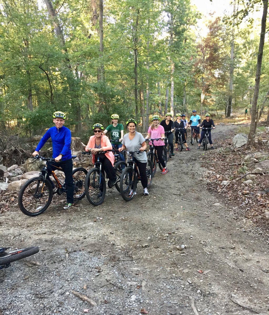 Amazing Mountain Bike PDC today for our faculty! Thank you Ms. Gordon Ms. Stephen for a great class! Great job All