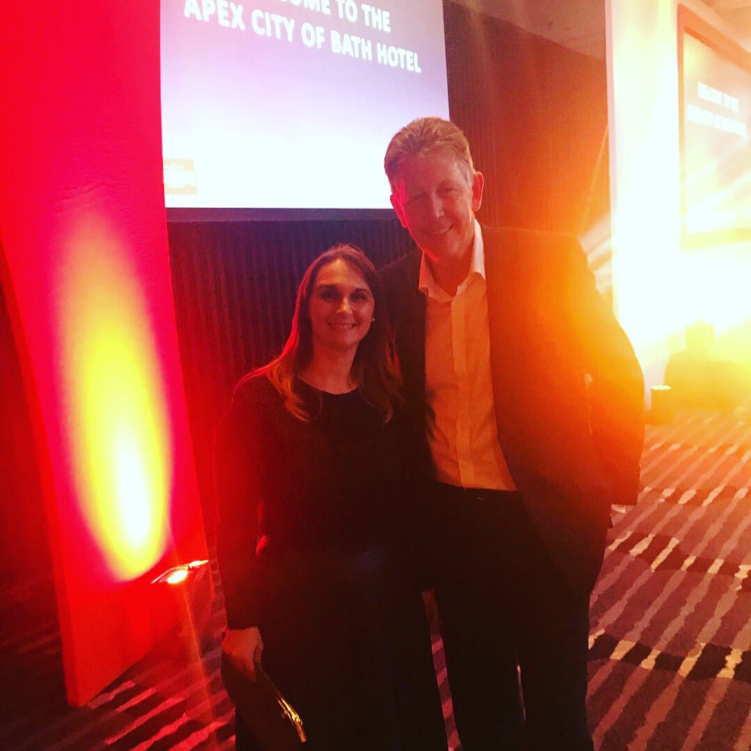 lizziesomerset's tweet photo. AMAZING night at the opening of the Apex City of Bath Hotel! 😍🥂 Our #WeddingAnniversary & supporting local businesses - perfect! #HelloBath https://t.co/GjCBWmfOeO