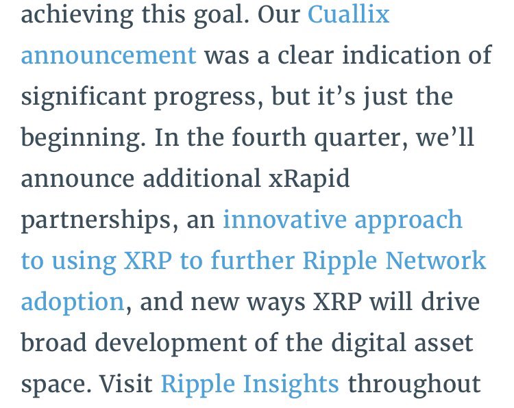 TplusZero's tweet photo. It seems #XRP will be gaining further momentum/ adoption in Q4 on the back of the first implementation of an FI. https://t.co/U7r4B650pO