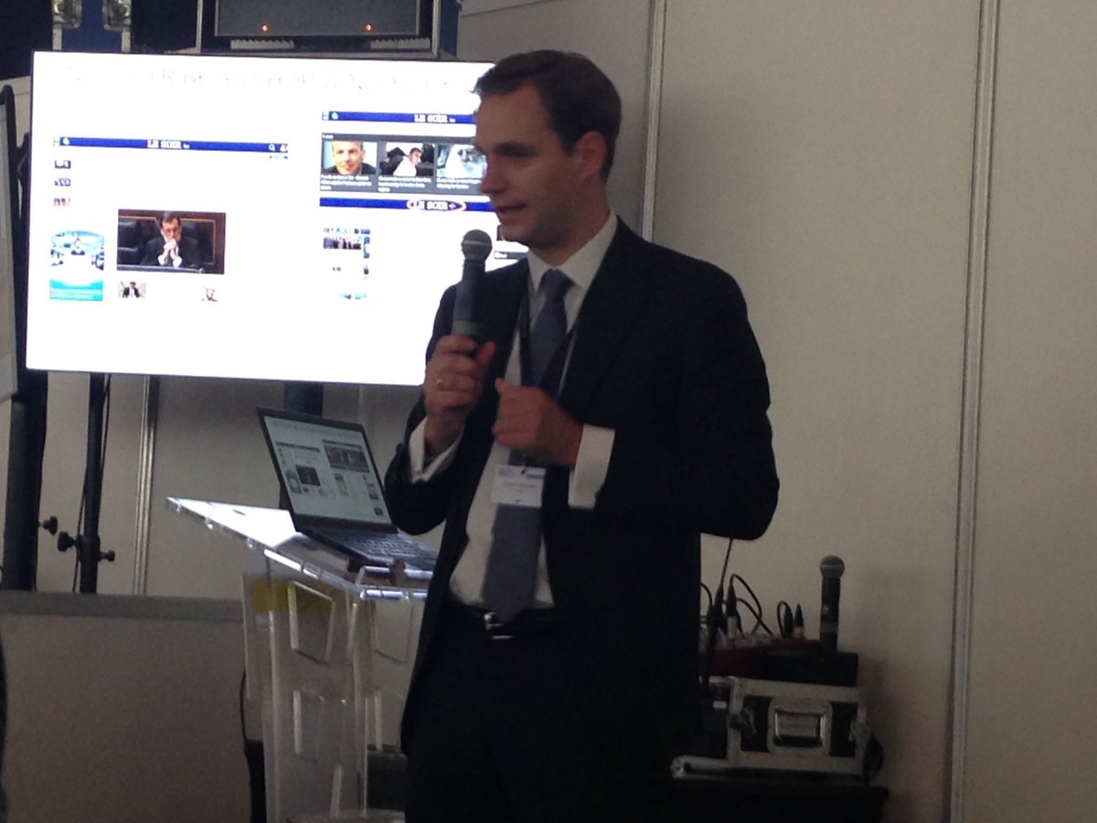 audaxis's tweet photo. Olivier De Raeymaeker CEO Le Soir : "digitilization requires agility, anticipation, audacity and resources". #df2017 #DigitalFirst2017 https://t.co/RtSKYh4pRo