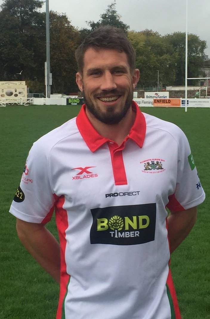 Albion_RFC's tweet photo. The shirts are in! Modelled here by @EoghanG7 On sale in the supporters' marquee at this Saturday's home game. Sizes up to XXL ��55 https://t.co/EiHd4gZuhR