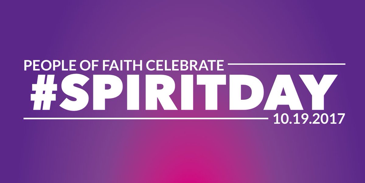 ReligiousInst's tweet photo. Happy #SpiritDay. Throughout the day, we're sharing messages from people of faith calling for an end to bullying, violence &amp; discrimination. https://t.co/2FgIYVeKpo