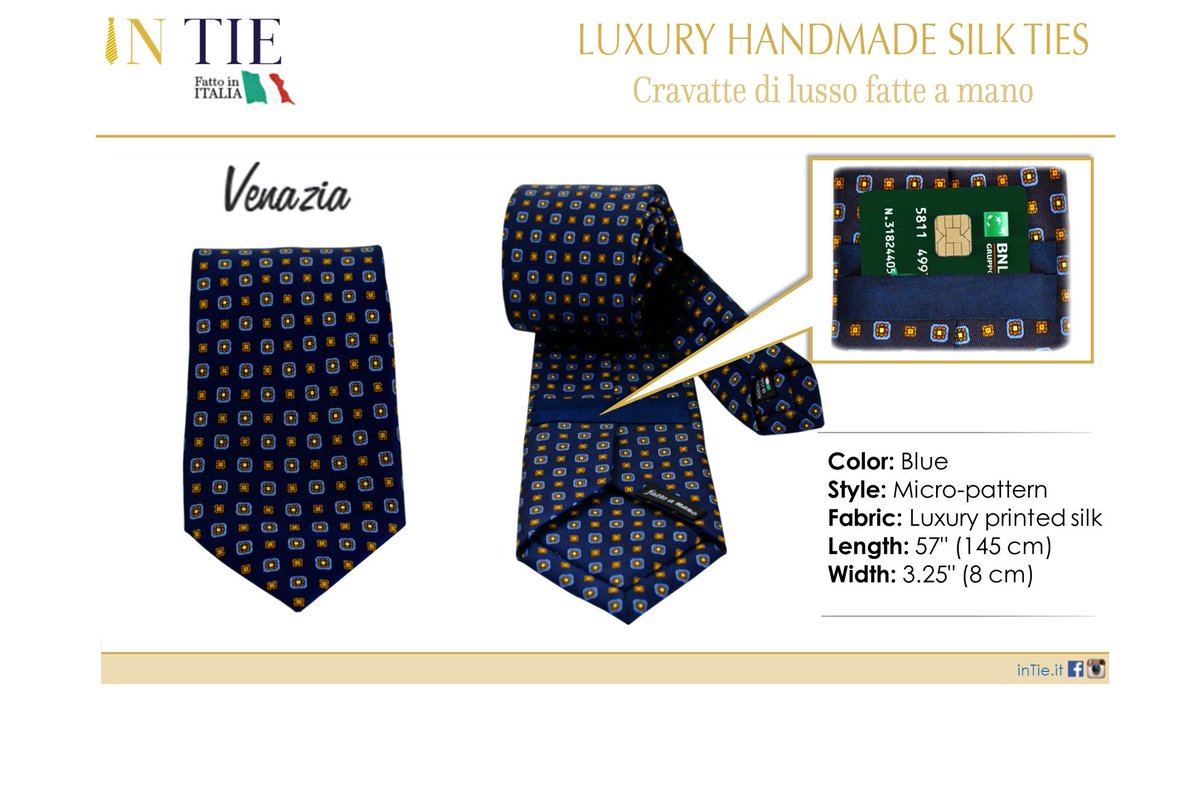inTie_it's tweet photo. It's Time For A New Concept Of Luxury Tie! 
#MadeinItaly #LuxuryTies #gentlemen #menfashion #menstyle #classy #tiefashion #milano #classymen https://t.co/OzgPM9c2Zo
