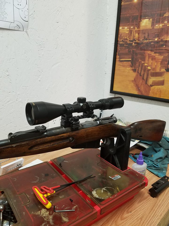 SpringBArmory's tweet image. Here is another customer project we completed using Jmeck scope mount! He is very Happy to have optics on this rifle!