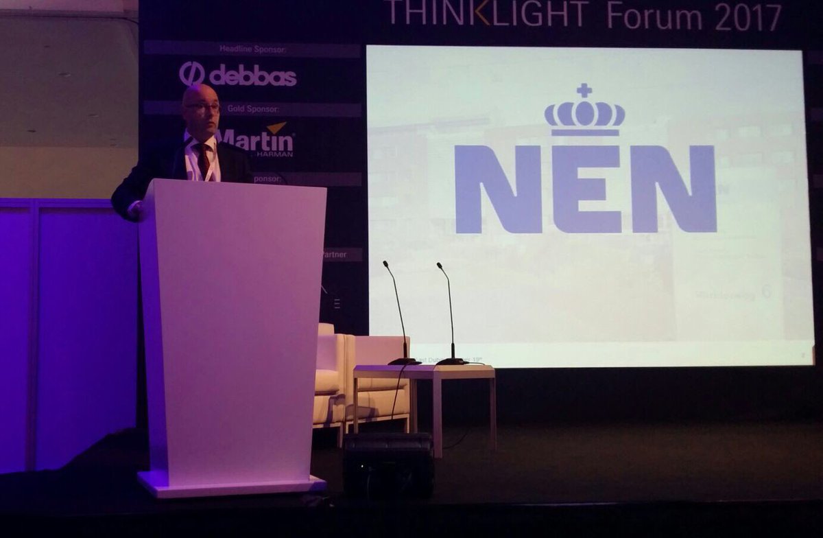 Vandaag tijdens mijn presentatie op de licht conferentie in Dubai.