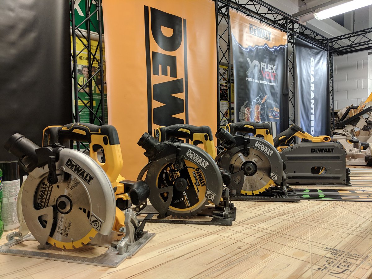 AngliaTools's tweet photo. The @DEWALT_UK stand looking π ready to go from 4pm #ATCtoolshow https://t.co/ICCrF69UH8