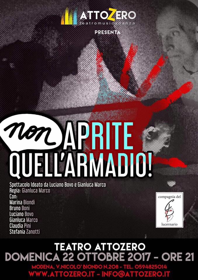 atto_zero's tweet image. Sabato 18 ott
FDT show, improvvisazione comica
Domenica 19 ott
Non aprite quell’armadio, commedia

#attozero #Modena #Teatro