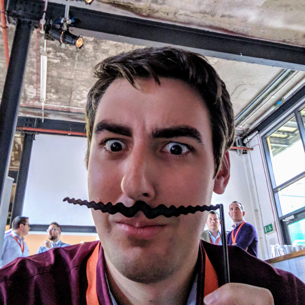 AranReeks's tweet photo. Trying out the @Gocompare Geo 'Tache at #ecomsw #tachetag https://t.co/aCMFOqQEg8