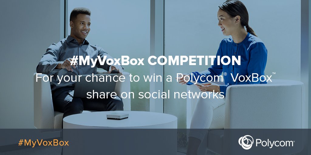 PolyCompanyNWE's tweet photo. #DYK that #Polycom VoxBox is spill resistant?! Best news ever! RT this tweet using #MyVoxBox hashtag to be in w/ a chance to win! https://t.co/nrtAKx8e4U