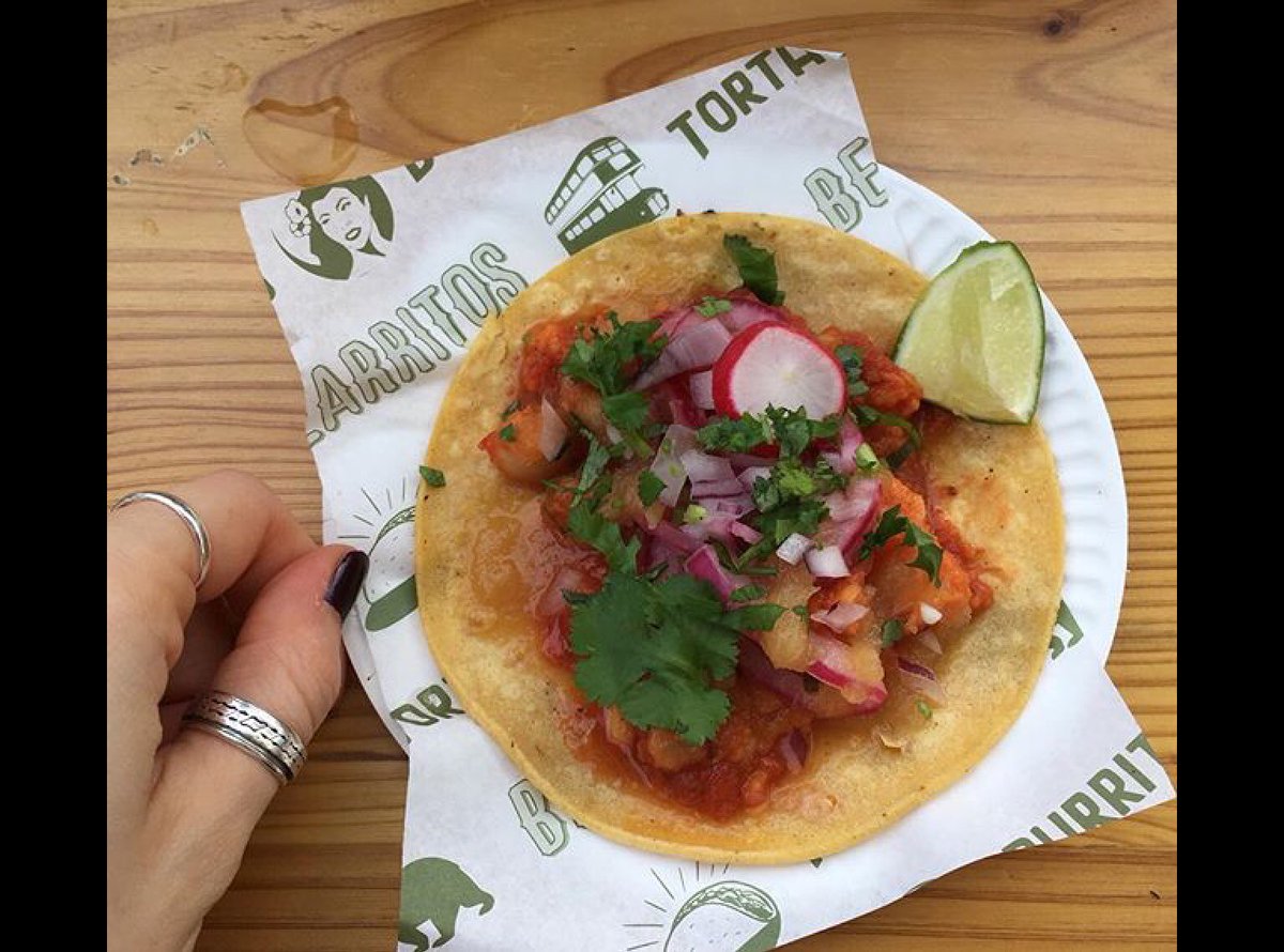 We love this photo sent to us from a lovely customer last week. Sweet potato and chickpea with Mexican oregano taco! #bristolfood