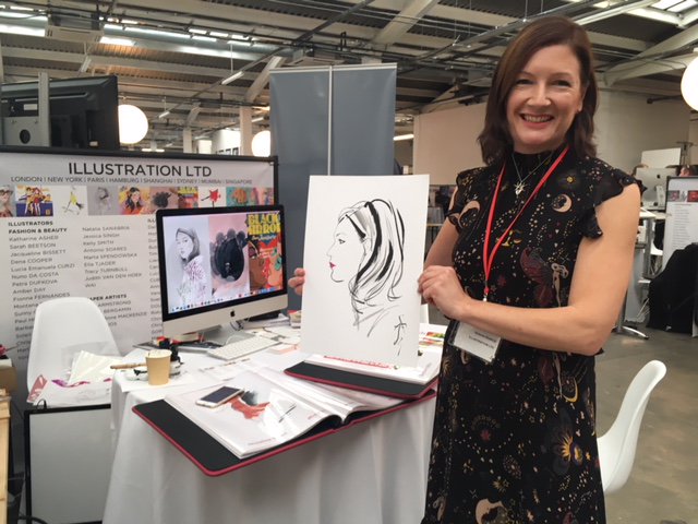 _illustrationX's tweet photo. @JABissett doing a bit of live drawing of our agents and guests today at #ConnectionsLondon #LeBook https://t.co/hVC3wMGbC0