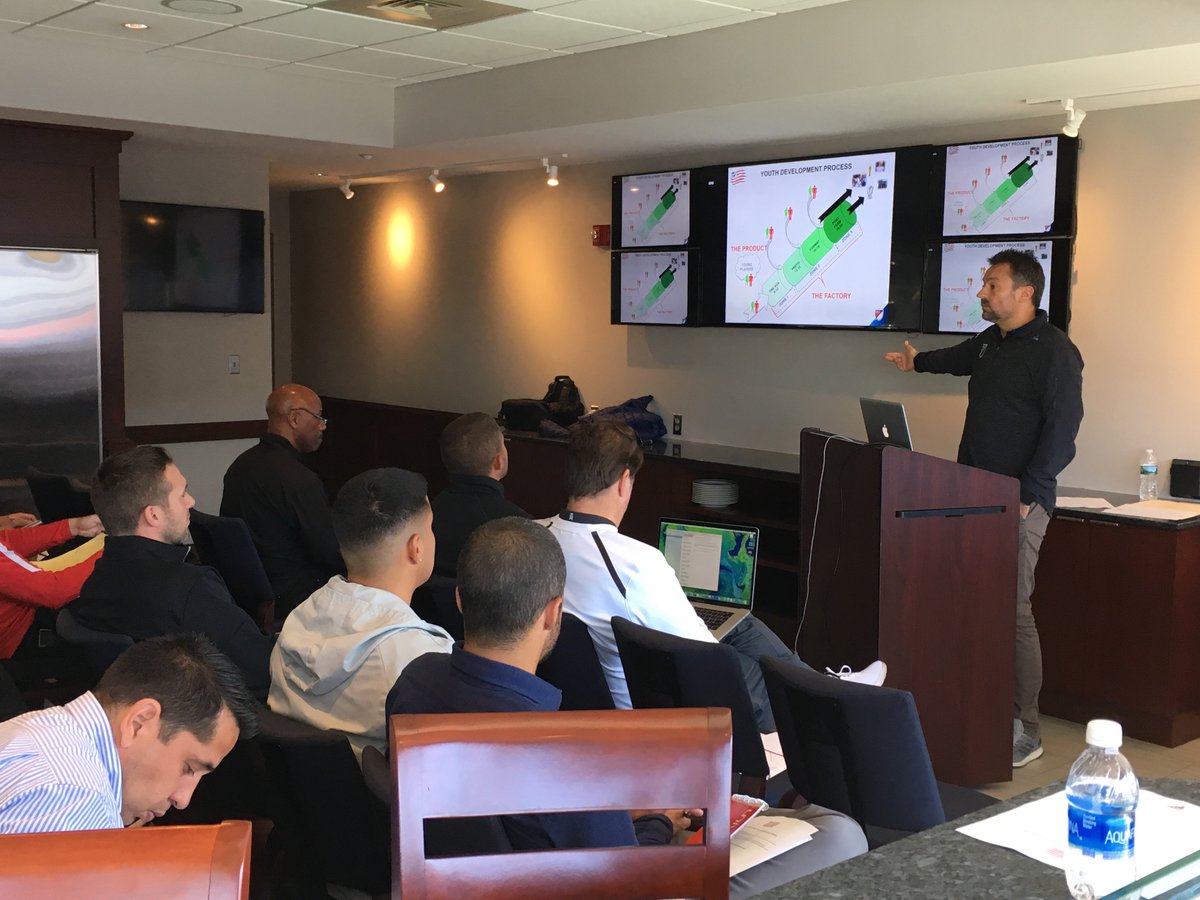 NERevsAcademy's tweet image. Great to have @NERevsAcademy Alliance Partner @BaysideFC_RI in for Coach Education event yesterday @GilletteStadium #ProPathway #NERevs