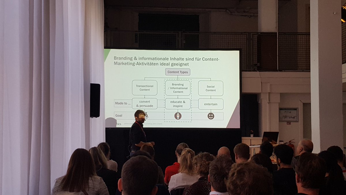 AnnaTroidl's tweet photo. Beeindruckender Vortrag von Matthäus Michalik @omcapital über #ContentMarketing  - "Marketing von marketingwürdigem Content." https://t.co/bH6tKYBIm3