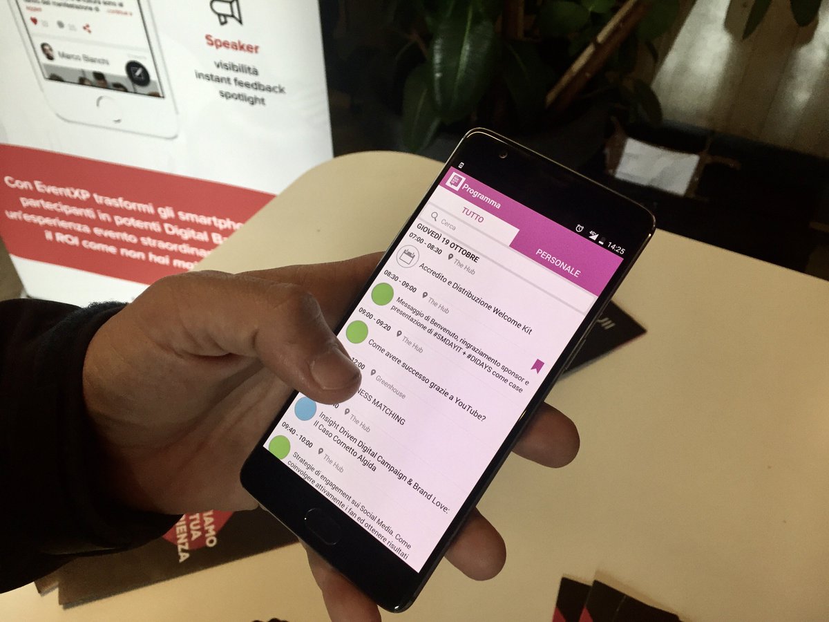 getEventXP's tweet photo. 🚀 Here we are: #EventXP realizza l'app ufficiale del #SMDAYIT! Scopri tutte le potenzialità per i tuoi eventi su https://t.co/EHjREkMVMU. https://t.co/obLsCs79zR