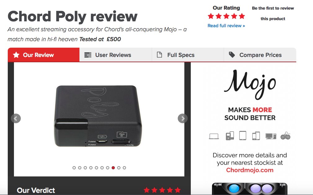 chord_mojo's tweet photo. Find out why @whathifi thinks #ChordPoly and Mojo is "a match made in hi-fi heaven” https://t.co/Fz4WEacoj7 https://t.co/uOu5Uuy2nt