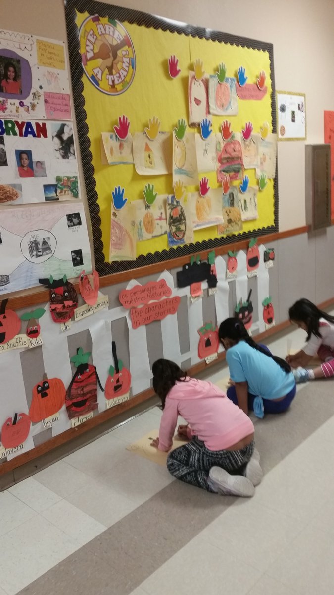 VEllyson10's tweet photo. Created our main character, created the beg/mid of our story, now referring back to finalize! @HaysCISD @Hemphill_Hawks #HESKinder https://t.co/uDelj1HAUg