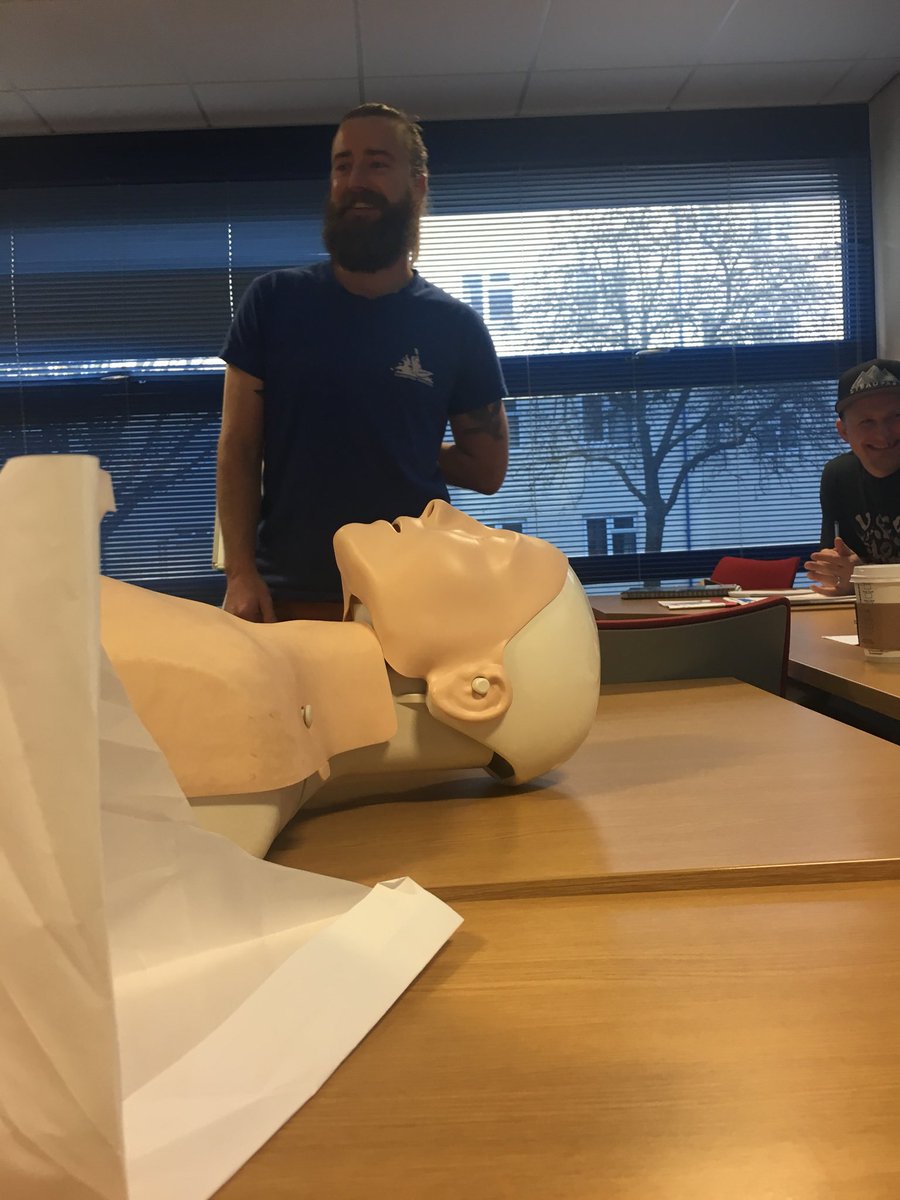 A massive thankyou to James for the first aid training 💊