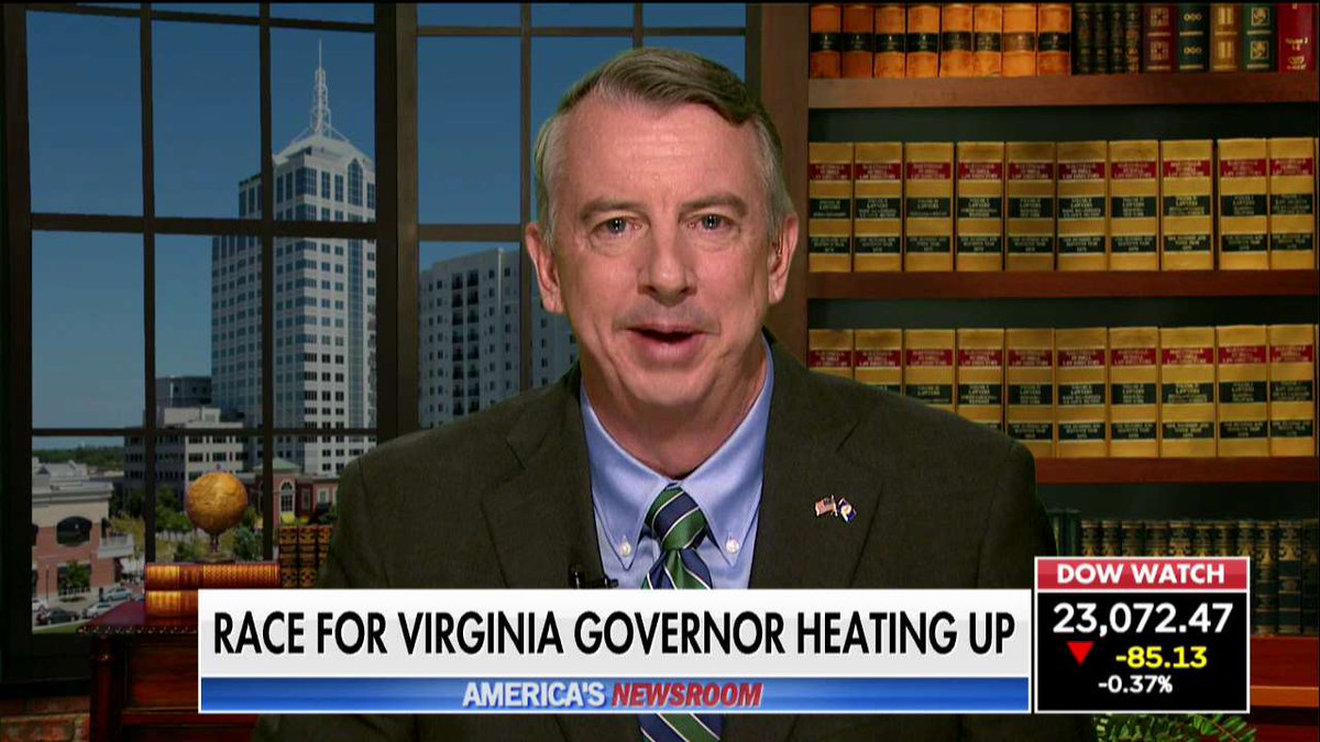 FoxNews's tweet photo. .@EdWGillespie: "Our economic growth rate last year was 0.6% and we were 39th out of 50 states in economic growth." #VAGov https://t.co/mGwQ9SSucl