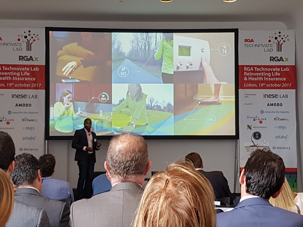 auzkiza's tweet photo. Startup 6. @wesavvy. Wearables para seguros. RGA #Technovatelab @santalucia_imp https://t.co/IBTT8vhAko
