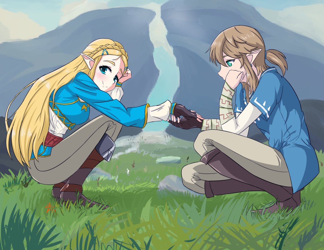 “Стрим запущен - Мэдвиллин в The Legend of Zelda: Breath of the Wild...