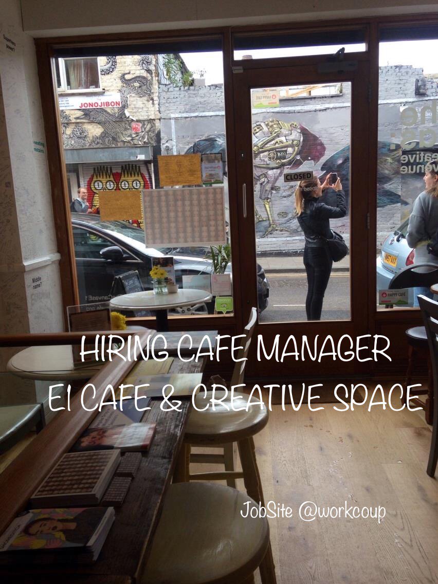 workcoup's tweet photo. CAFE MANAGER -CAFE & CREATIVE SPACE -NOT FOR PROFIT E1
APPLY:Bodygossip@googlemail.com
#CafeManager #job #E1 #NotforProfit #London #Workcoup https://t.co/bz6w896KRj