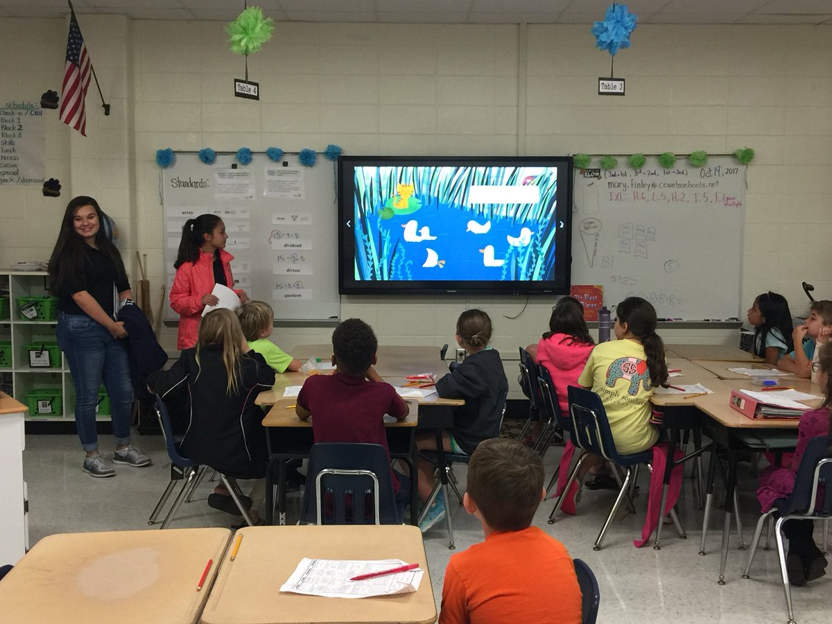 madrasfge's tweet photo. Wonderful morning celebrating Read for the Record with @NESnewsflash! Future teachers in action! @MadrasEagles @CowetaSchools https://t.co/hestjLExVE