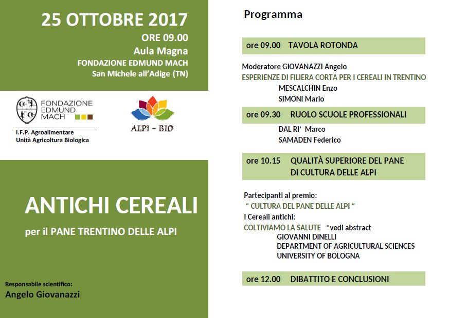 fondazionemach's tweet photo. Frumento e farro, come coltivare #cereali antichi in #trentino?
Mercoledì l'incontro informativo con #Alpibio https://t.co/mrXN1zthYp https://t.co/6KeVLR0YP7