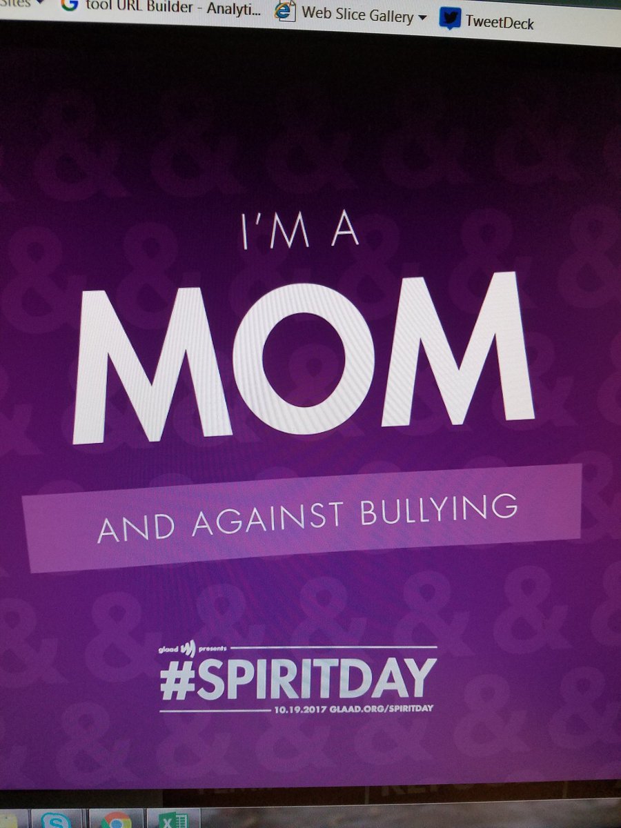 Mel66's tweet photo. Bullies suck. #DANspiritday #SpiritDay @dentsuaegisUSA https://t.co/T5MVRbyEk3