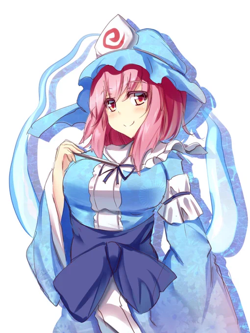 幽々子様 #深夜の真剣お絵描き60分一本勝負 
