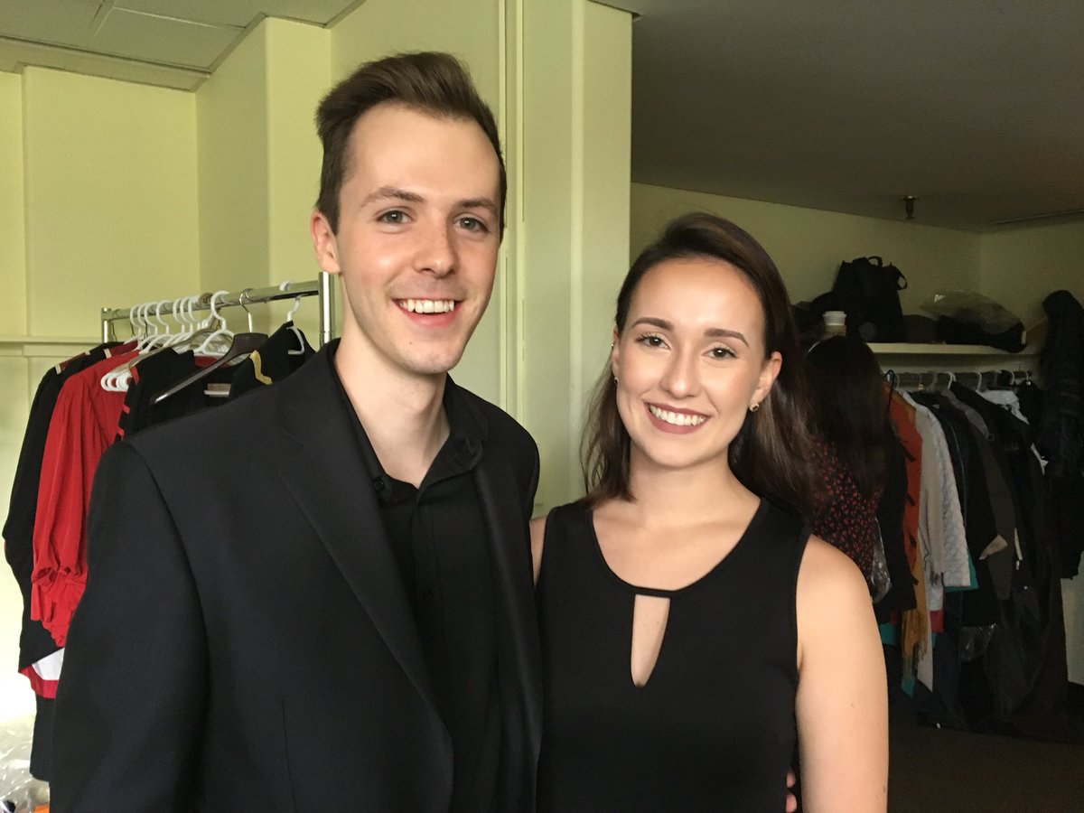 MusicAtMemorial's tweet photo. Music@memorial students our cup of tea at #mungrad17. #Bravo @musicschooldean @MUN_Students @janeleibel #nlarts  #operastudents https://t.co/1bhHyUOAHs