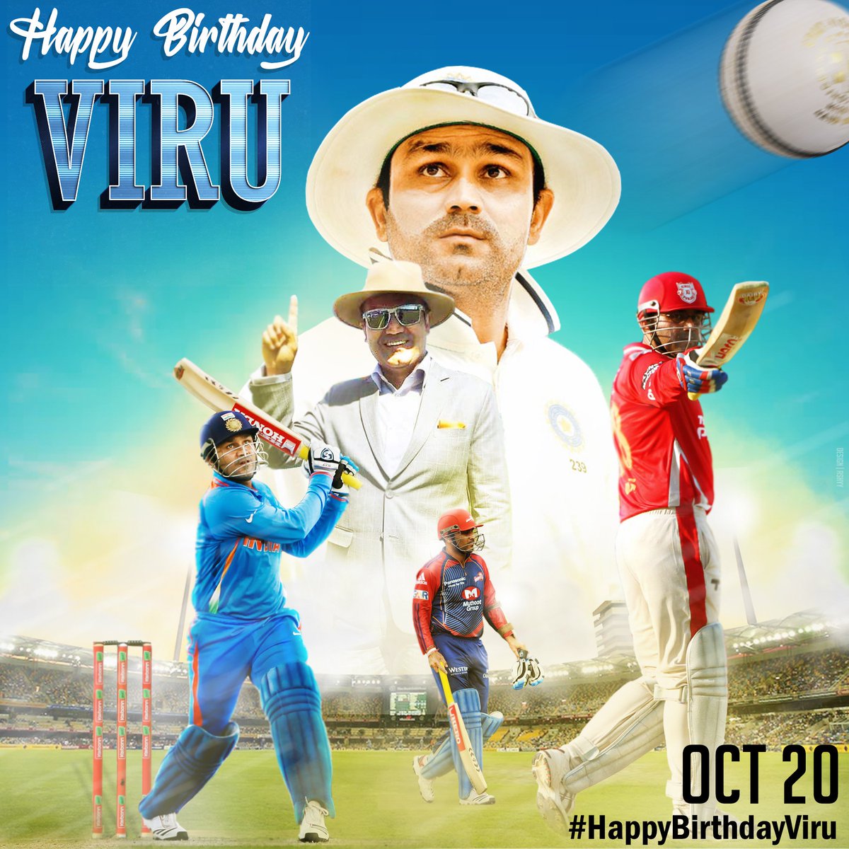 VSehwagFansFort's tweet photo. Here is the #CommonDP to all the @virendersehwag paaji fans for Viru Paaji Birthday​. Let's set it &amp; spread among every #Viruists 😍 #RT. https://t.co/lgD1MOpSrj