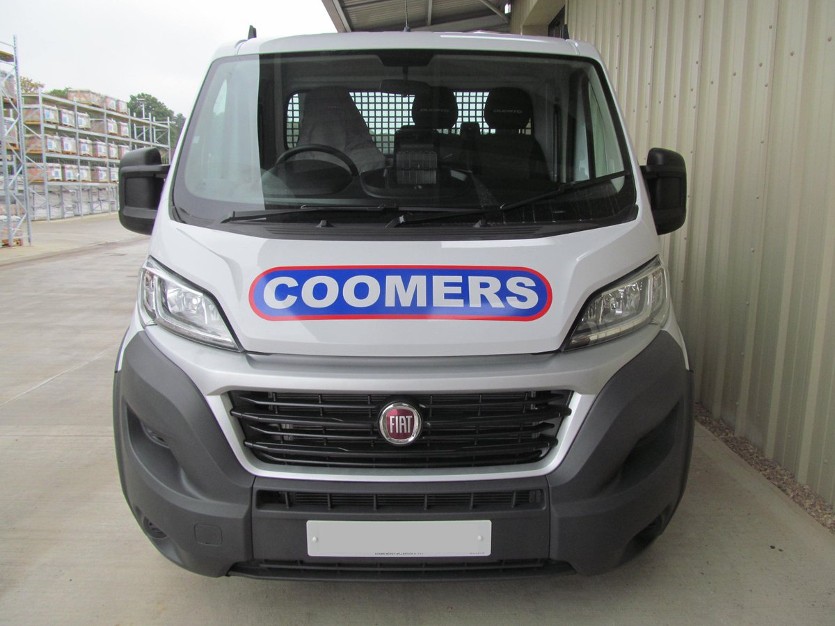 Coomersltd's tweet photo. Thanks again to @Translease for supplying this FIAT Tipper van.  It's looking very smart!
#Truck #Fiat #BuildersMerchant #Translease https://t.co/0qLw5pnISl