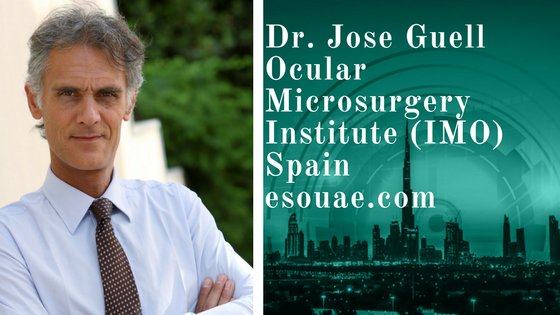 Dr Jose Guell, #cornea &amp; #refractivesurgery session speaker at #ESOUAE. More info at - ow.ly/TpXK30fZoLu. #ophthalmology #eyecare
