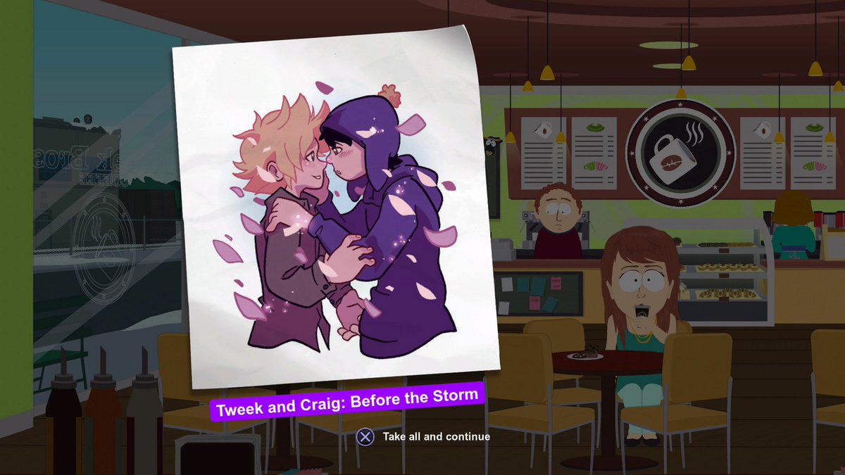 LifeIsStrange's tweet photo. @SouthPark @Ubisoft @UbisoftUK Here's the #BeforetheStorm reference in #TheFracturedButWhole! https://t.co/Vn47zzqfIS