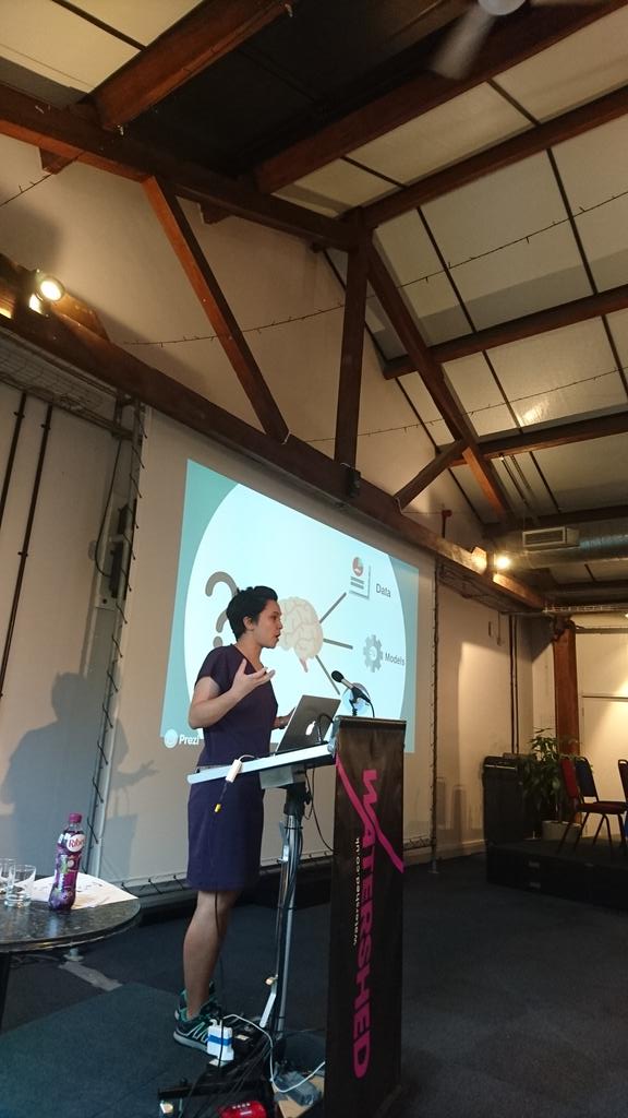 AlistairBoxall's tweet photo. Annabel introduces @YCEO_Project environment decision support concept at Bristol Festival of Ideas. #futurecity17 https://t.co/HlidgfBEA8